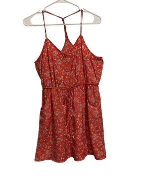 American Eagle Outfitters‎ Coral Floral Mini Sundress